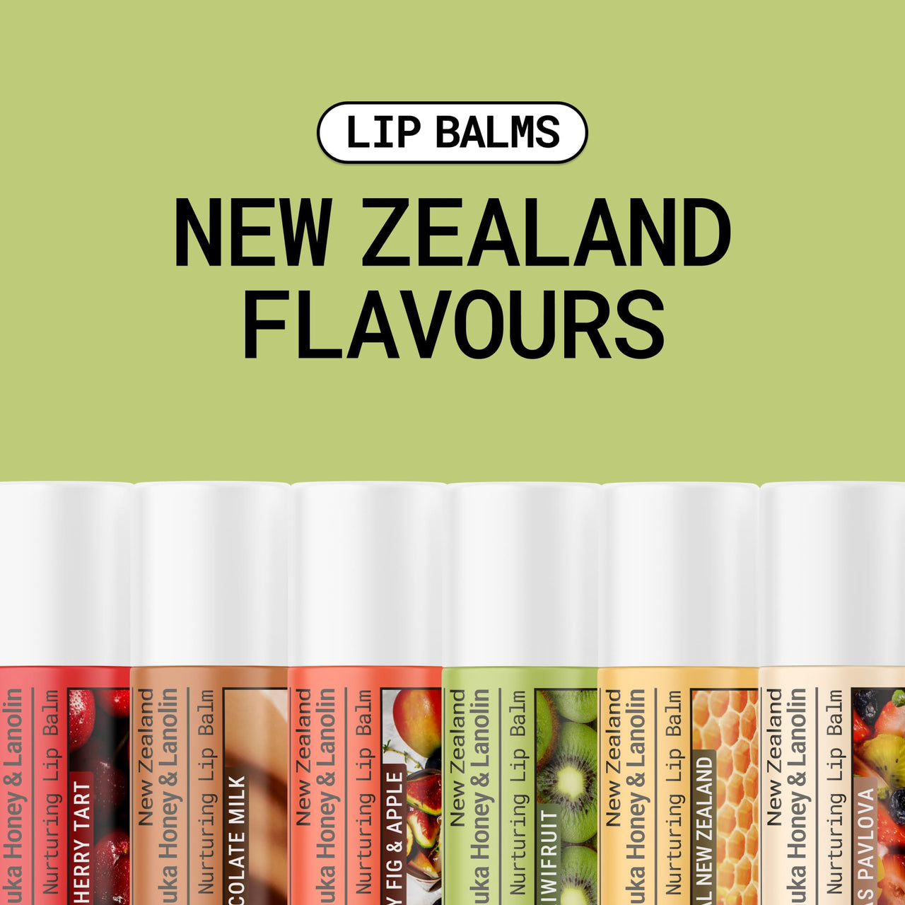 Mānuka Honey & Lanolin Lip Balm Stick Pack