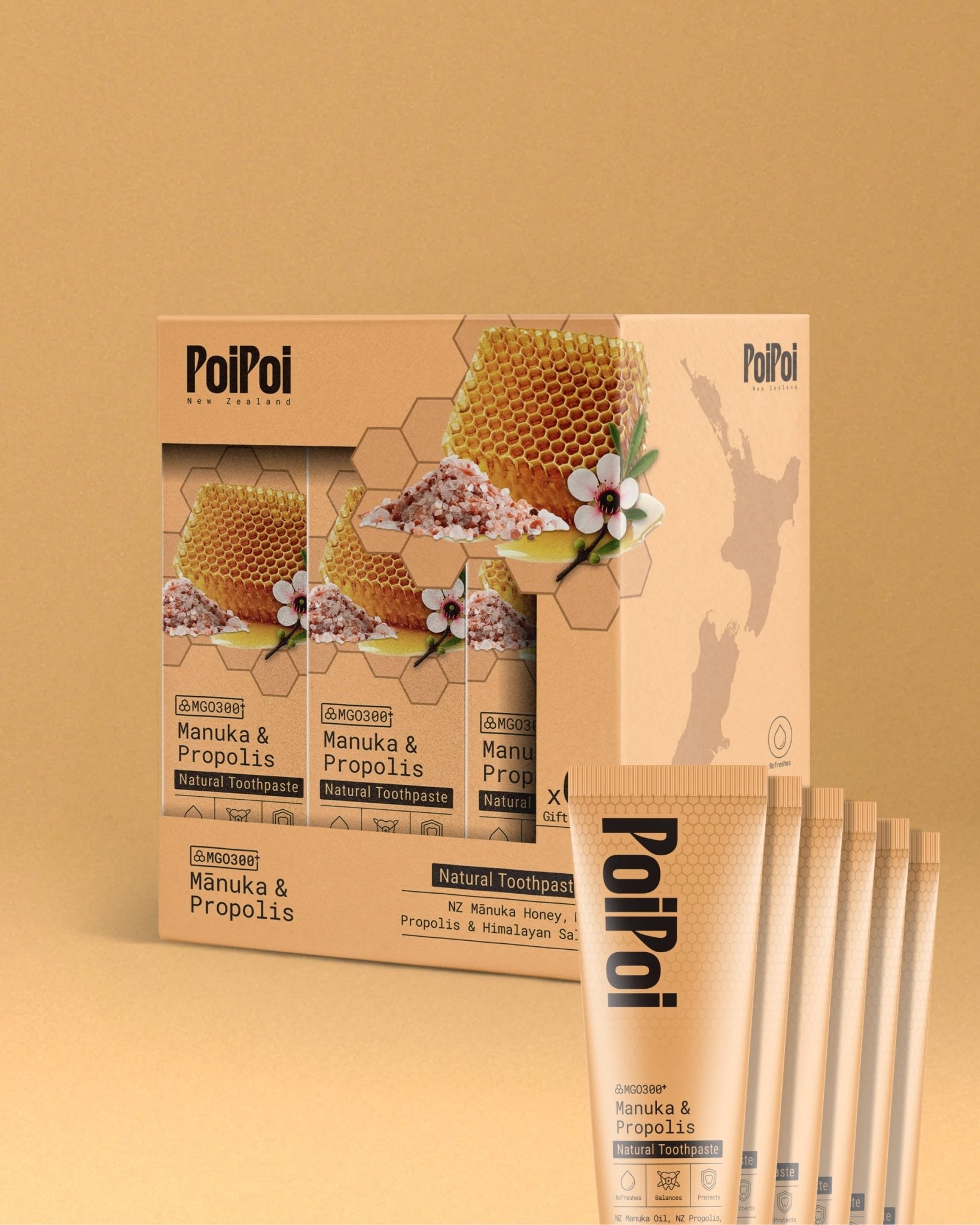 Mānuka Honey & Propolis | Natural Toothpaste - Toothpaste - PoiPoi