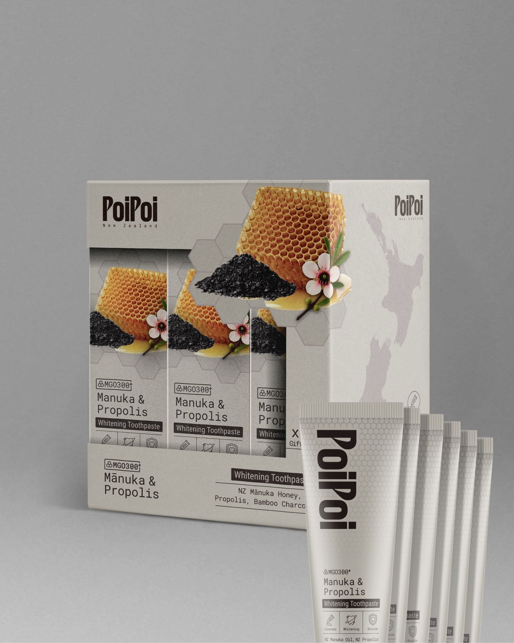 Mānuka Honey + Propolis | Whitening Toothpaste - Toothpaste - PoiPoi